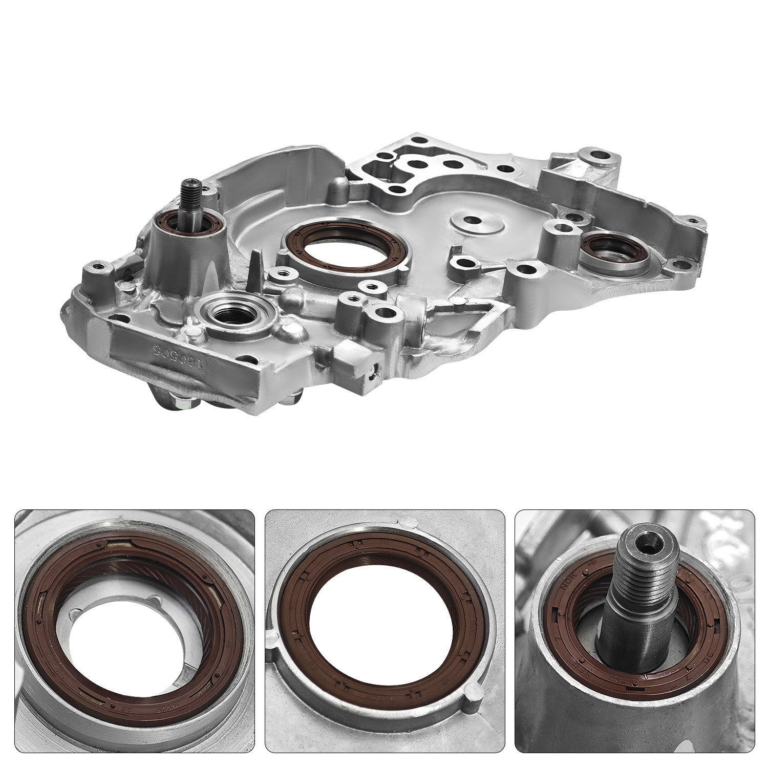 New Engine Oil Pump Fit for Mitsubishi 2001-2005 Eclipse 2.4L, 1999-2003 Galant 2.4L, 2003-2006 Lancer 2.0L, and 2003 Outlander 2.4L Models w/ 4G63 4G64 L4 Gas Engines