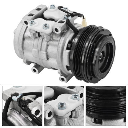 A/C Compressor Kit for Toyota MR2 1.6L 1985-1989 | W/4 Grooves Pulley 4710136 68385
