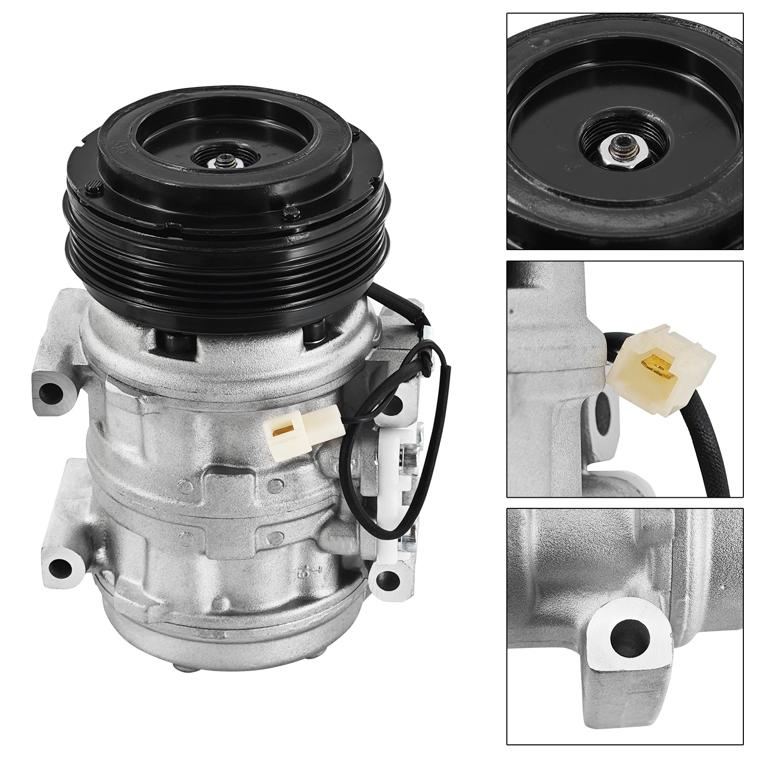 A/C Compressor Kit for Toyota MR2 1.6L 1985-1989 | W/4 Grooves Pulley 4710136 68385