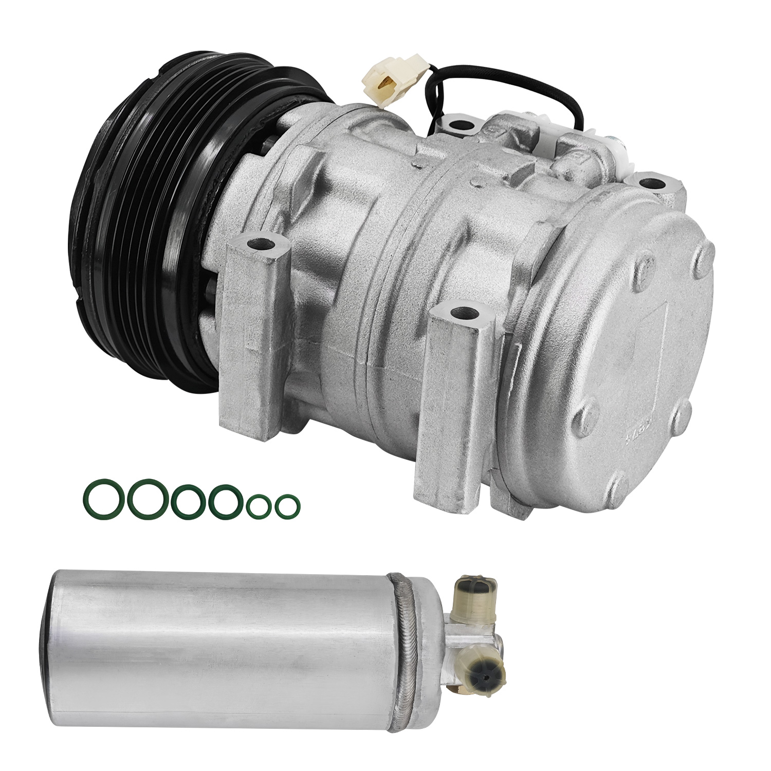 A/C Compressor Kit for Toyota MR2 1.6L 1985-1989 | W/4 Grooves Pulley 4710136 68385
