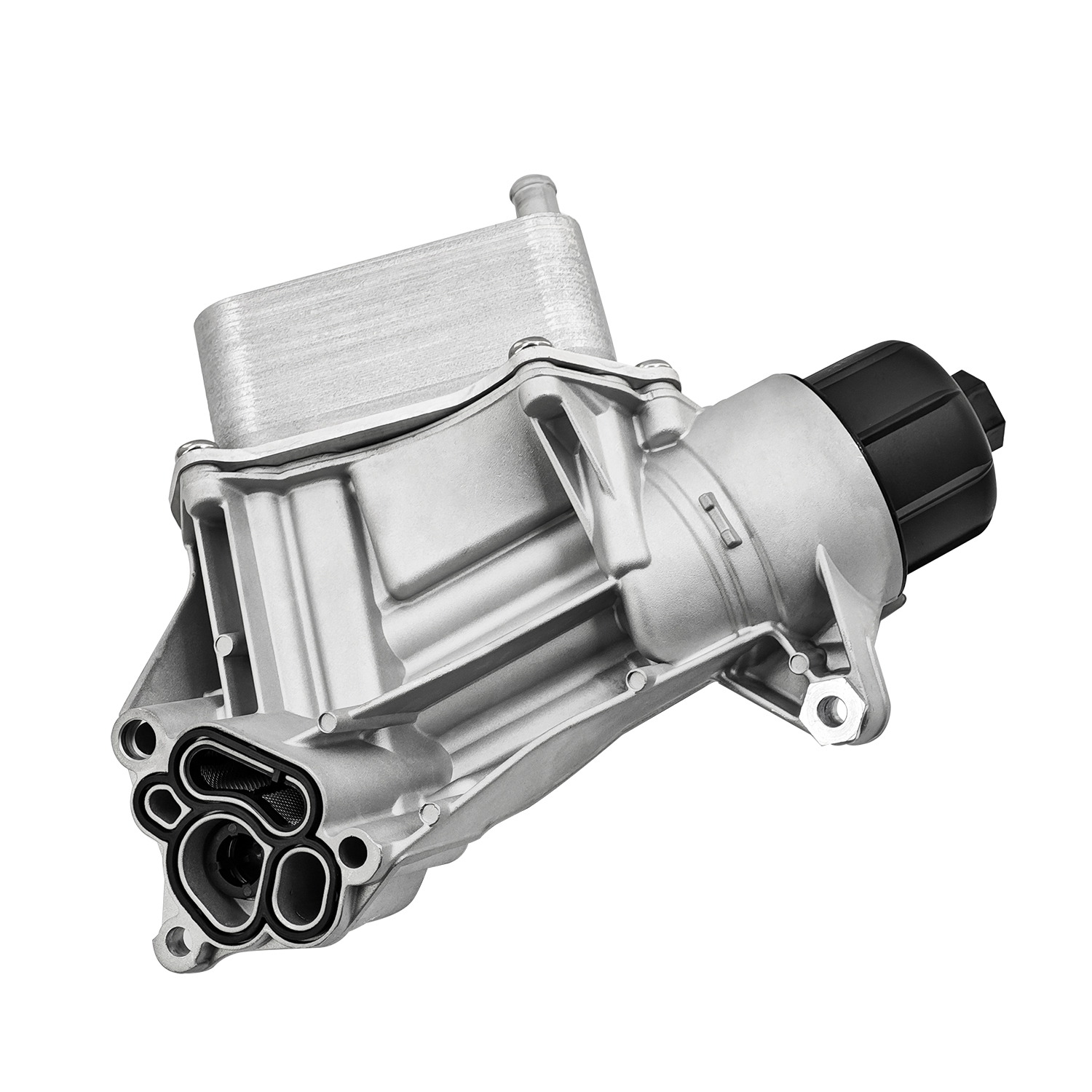 Aluminum Engine Oil Cooler Filter Housing Compatible with Ram 1500 3.0L V6 diesel 2014-2019