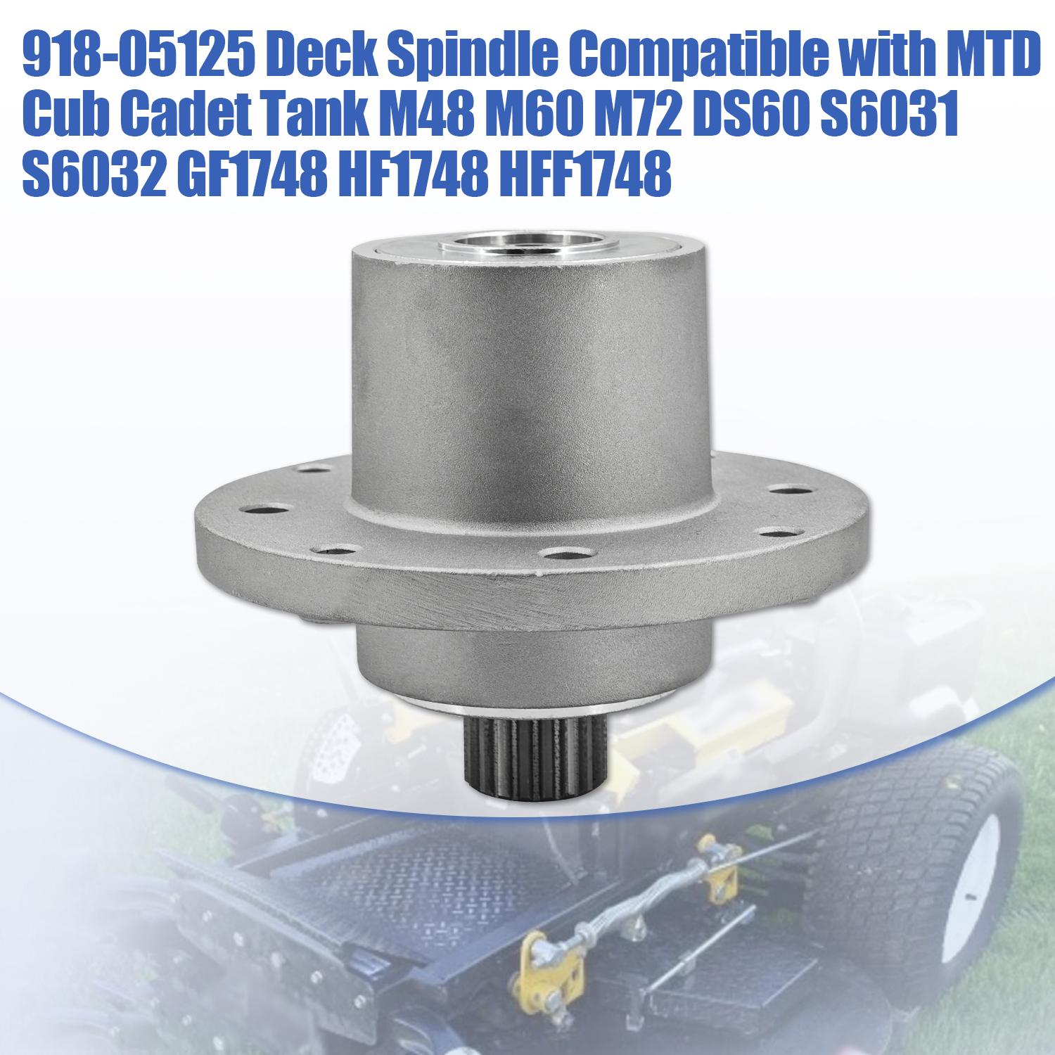 Deck Spindle Fits MTD Cub Cadet 918-05125 918-04430 918-04634