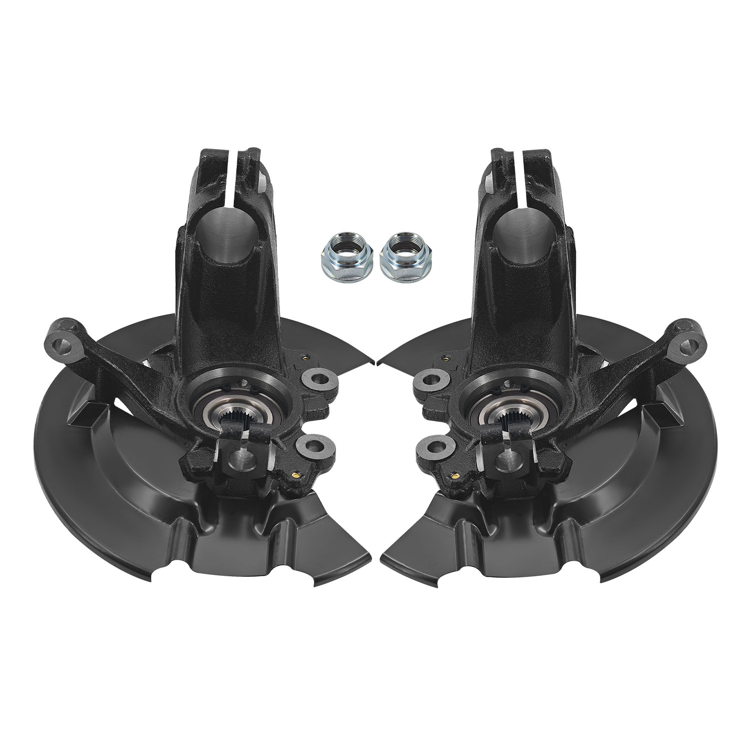 Front Left & Right Steering Knuckle Assembly w/Wheel Bearing Hub Compatible with Ford Escape 2013-2019