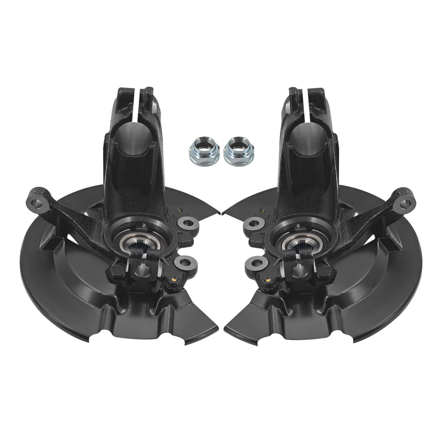 Front Left & Right Steering Knuckle Assembly w/Wheel Bearing Hub Compatible with Ford Escape 2013-2019