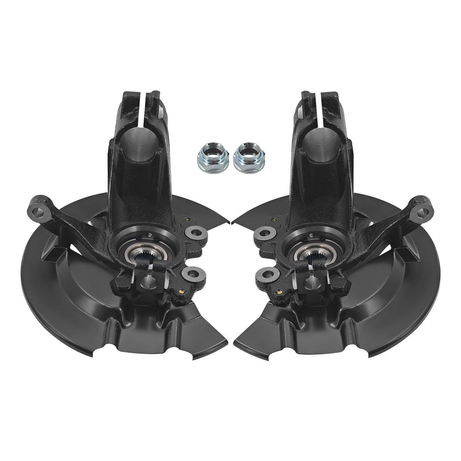 Front Left & Right Steering Knuckle Assembly w/Wheel Bearing Hub Compatible with Ford Escape 2013-2019