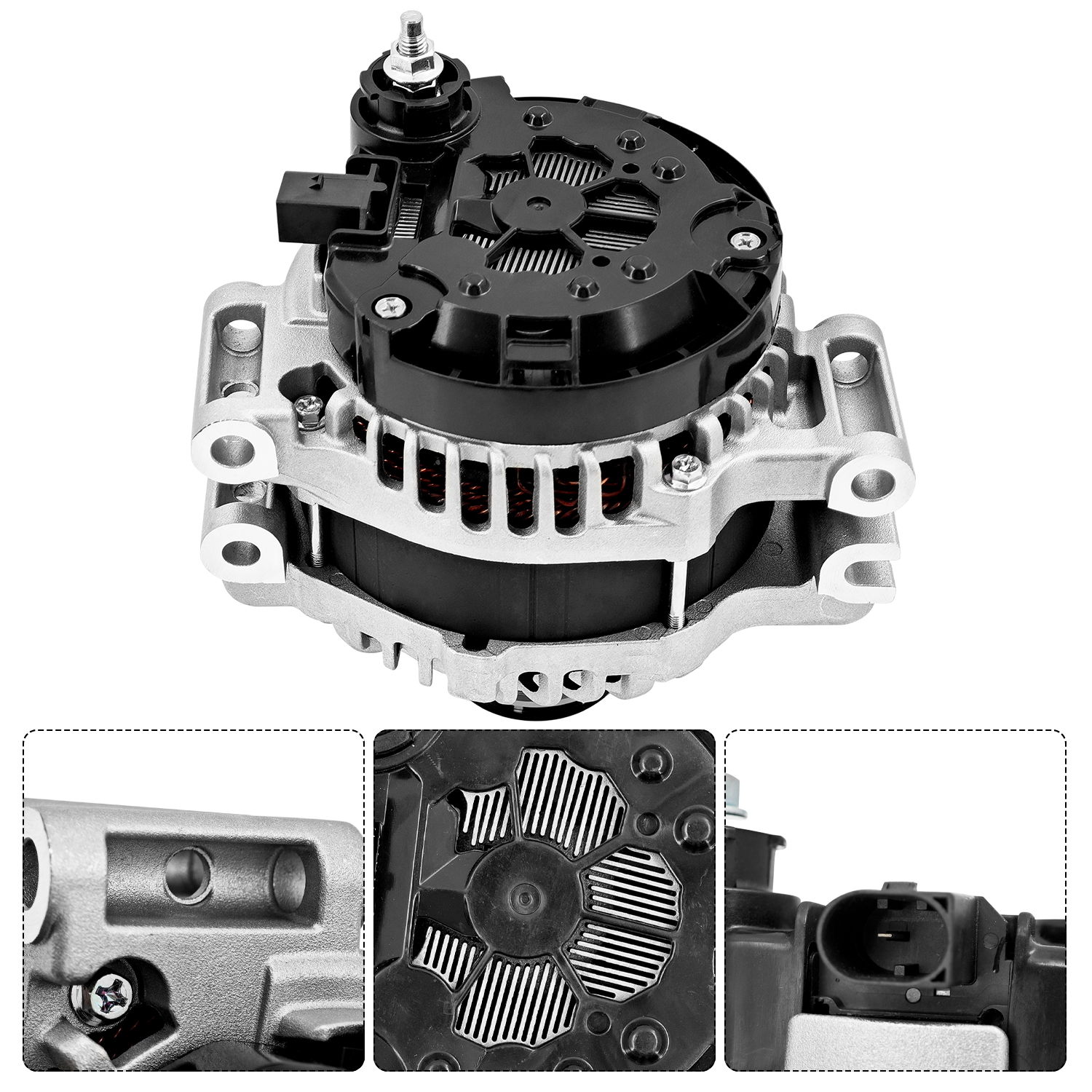 250AMP Alternator Fits for Ram 1500 3.0L 6.2L 2020-2024 Fits for Ram 1500 TRX 2024