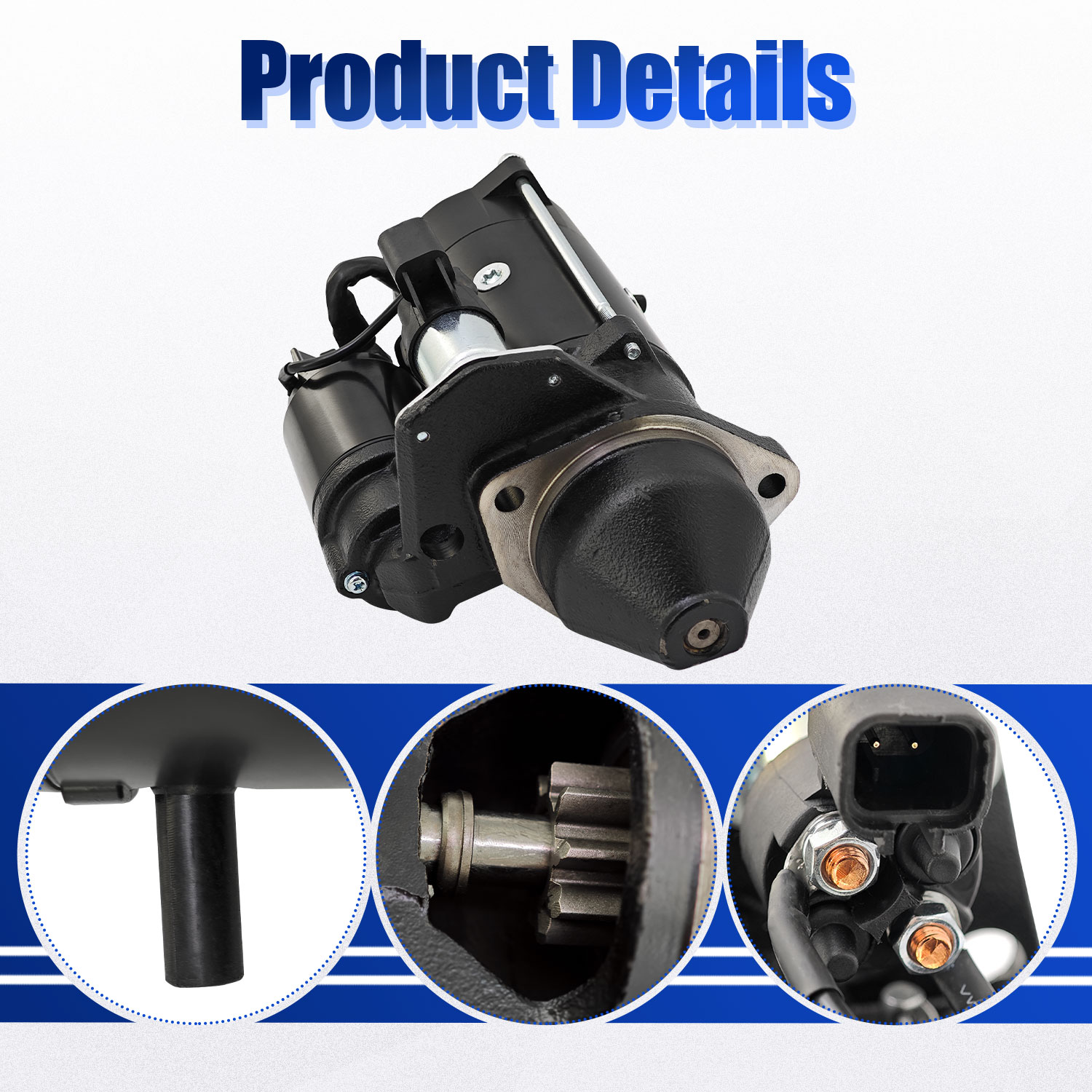 Starter Compatible with Deutz KHD TCD 2.9 TCD29 TD 2.9 TD 3.6 TCD 3.6 TCD36