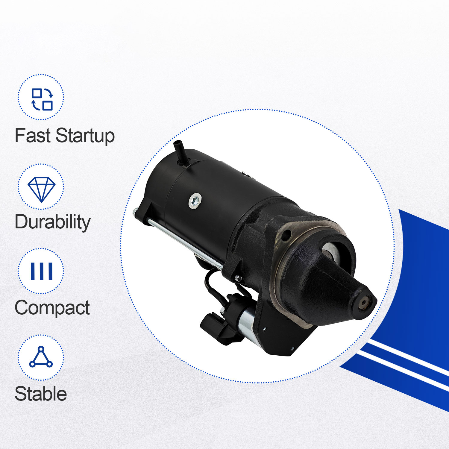 Starter Compatible with Deutz KHD TCD 2.9 TCD29 TD 2.9 TD 3.6 TCD 3.6 TCD36