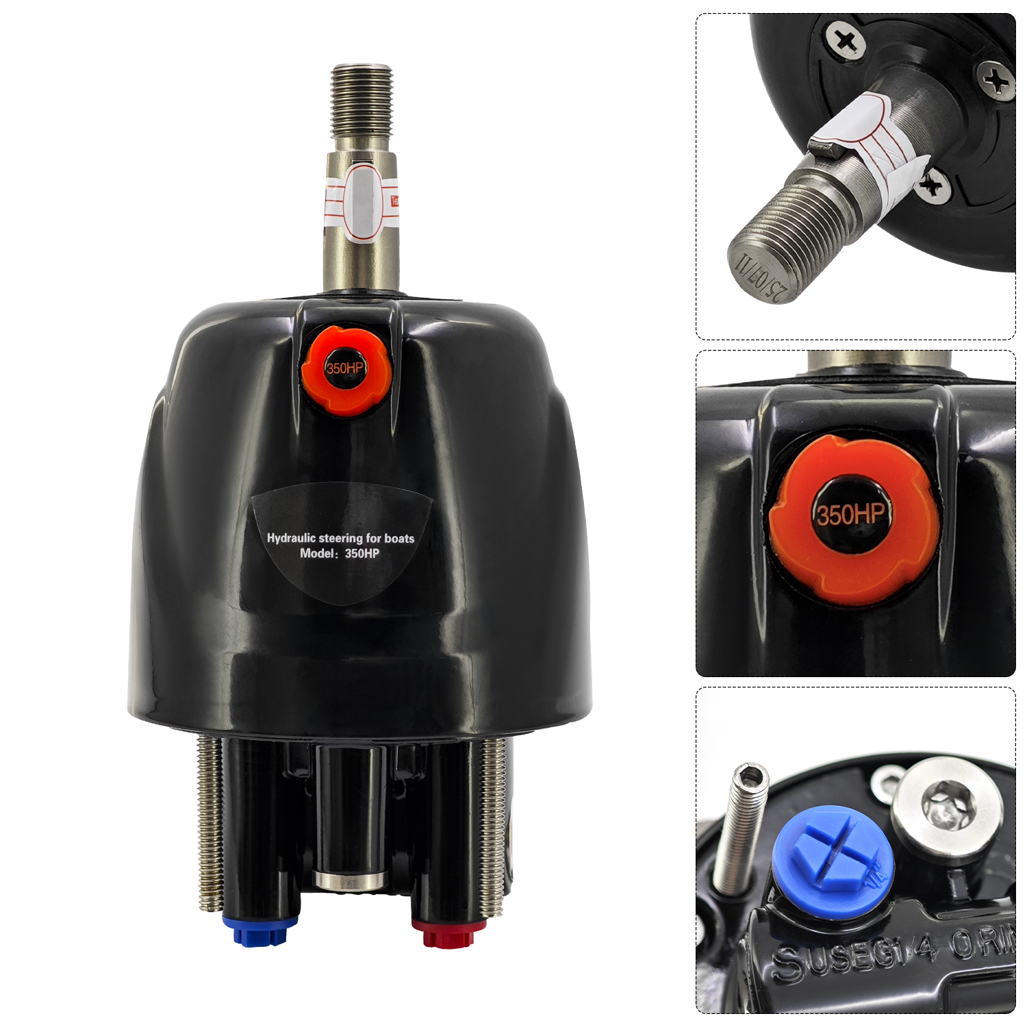 1.7 cu Hydraulic Marine Helm Pump for Seastar 350HP Helm 1.7 FM ORB Hydraulic Helm 1.7 Front Mount
