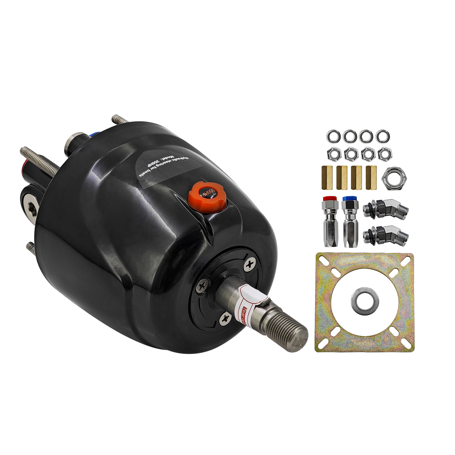 1.7 cu Hydraulic Marine Helm Pump for Seastar 350HP Helm 1.7 FM ORB Hydraulic Helm 1.7 Front Mount