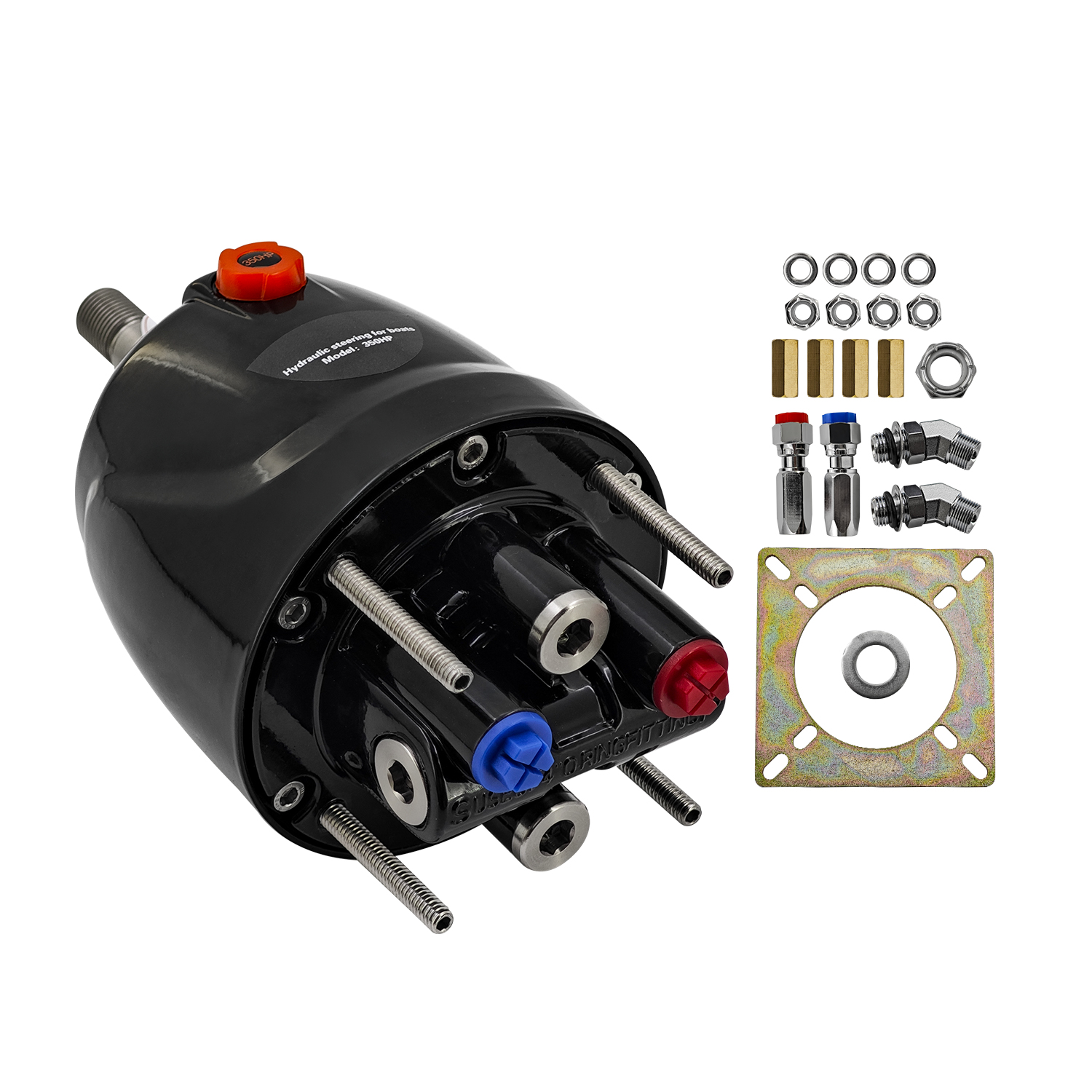 1.7 cu Hydraulic Marine Helm Pump for Seastar 350HP Helm 1.7 FM ORB Hydraulic Helm 1.7 Front Mount