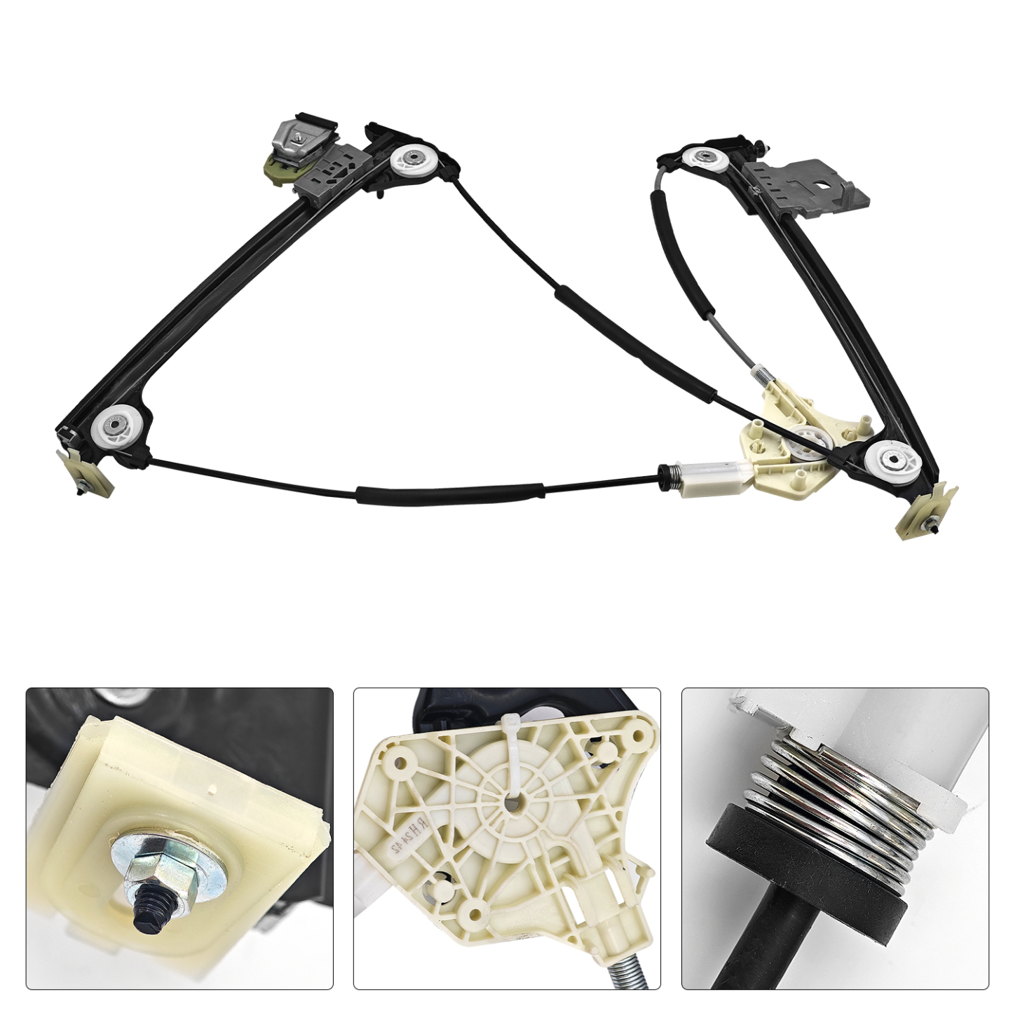 Front Left Window Regulator fit for Mercedes-Benz SL500 2003-2006, SL55 AMG 2003-2008, SL63 AMG 2009, 2011-2012