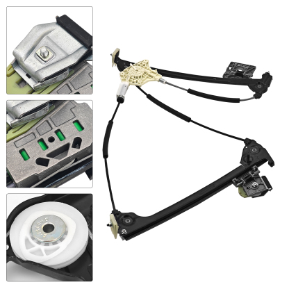 Front Left Window Regulator fit for Mercedes-Benz SL500 2003-2006, SL55 AMG 2003-2008, SL63 AMG 2009, 2011-2012