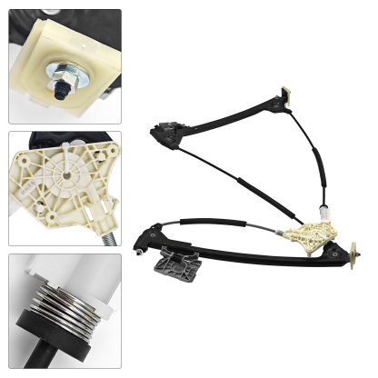 Front Left Window Regulator fit for Mercedes-Benz SL500 2003-2006, SL55 AMG 2003-2008, SL63 AMG 2009, 2011-2012