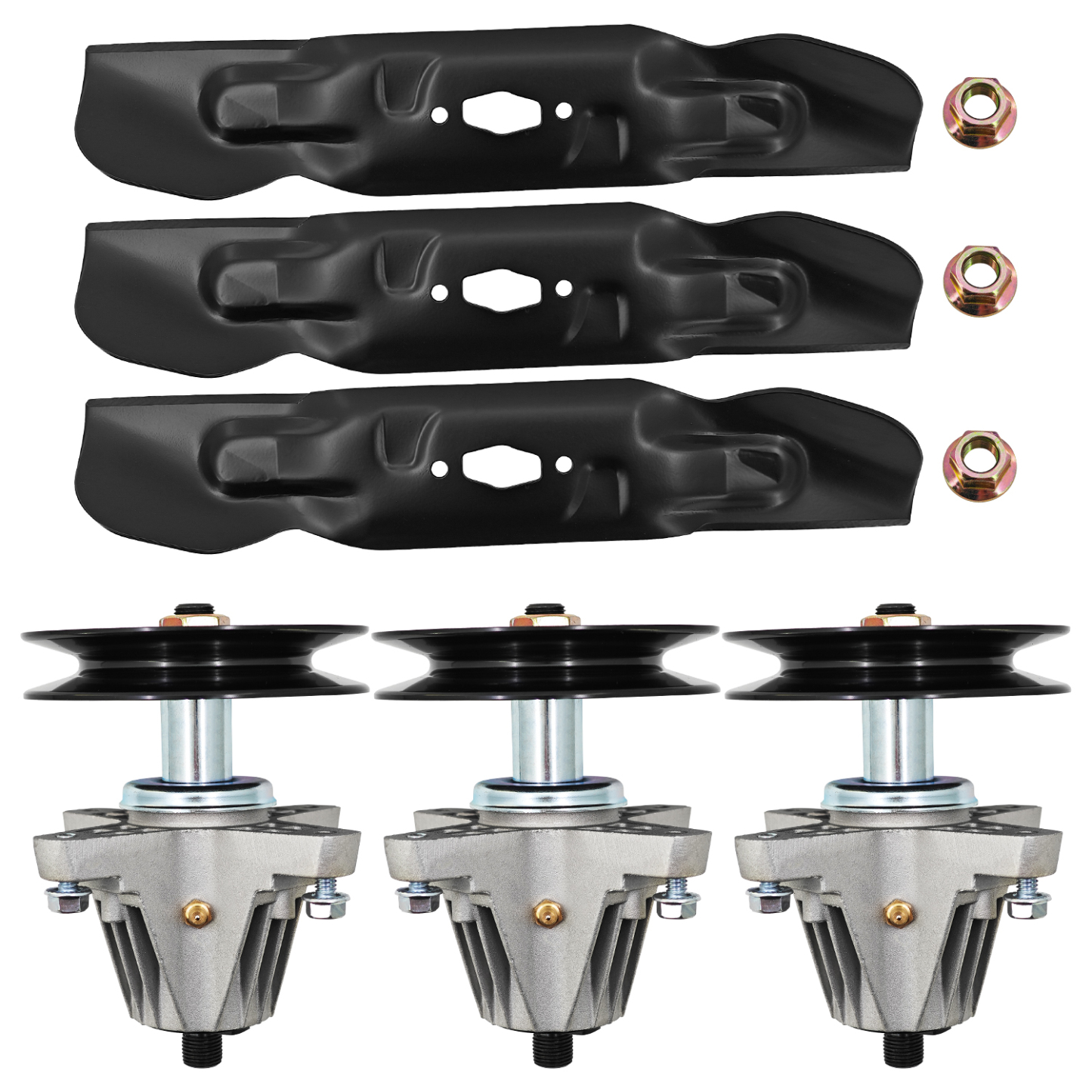 50 Deck Spindle Kit w/Blade fit for Cub Cadet MTD Troy Bilt ZT1 ZT2-50 Mustang Z50 Edge-50 50-Inch