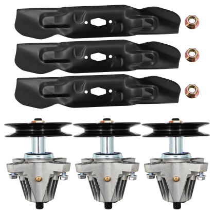 50 Deck Spindle Kit w/Blade fit for Cub Cadet MTD Troy Bilt ZT1 ZT2-50 Mustang Z50 Edge-50 50-Inch