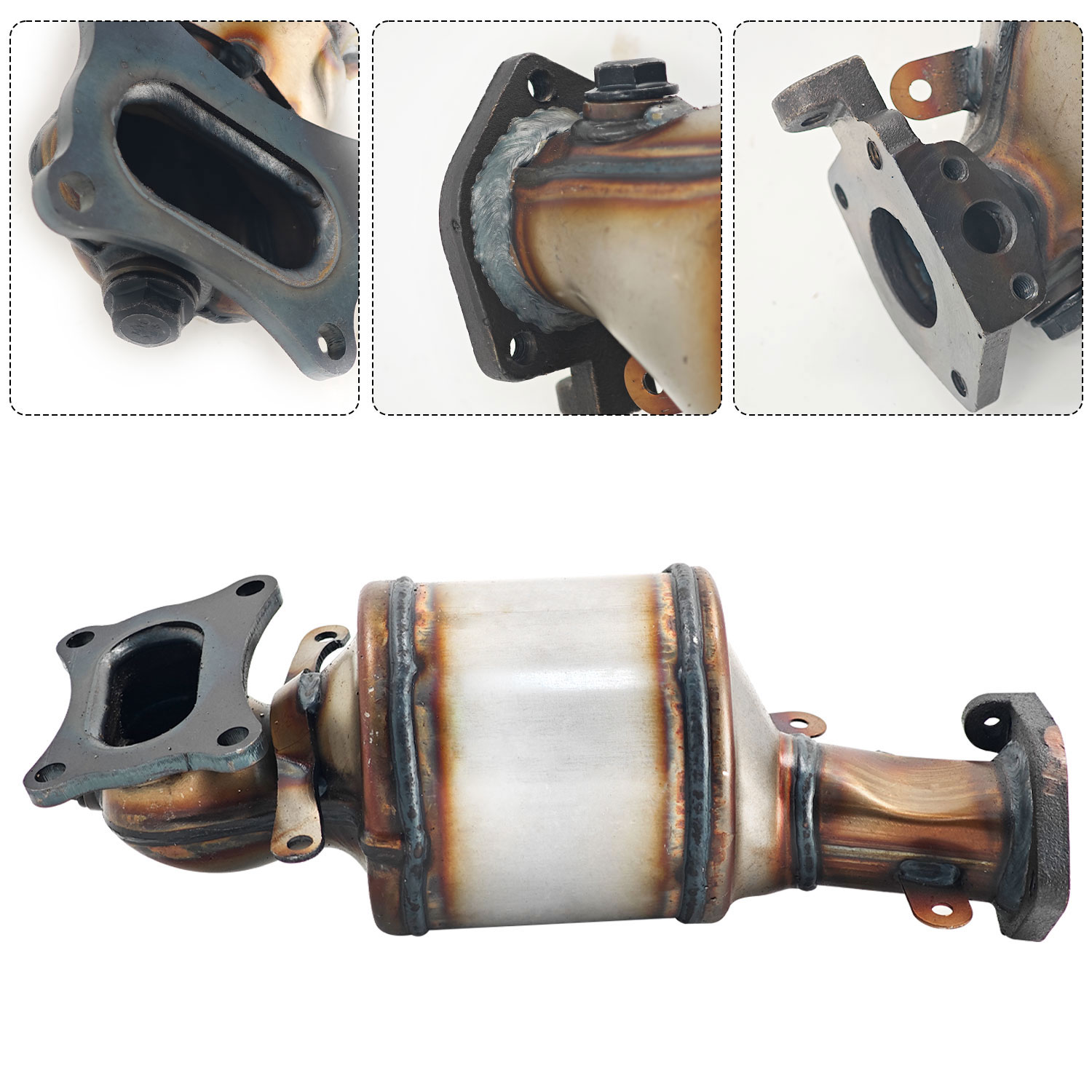 Front & Rear Catalytic Converter Compatible with Acura 2009-2019/Honda 2008-2019 3.5L (Non-CARB Compliant)