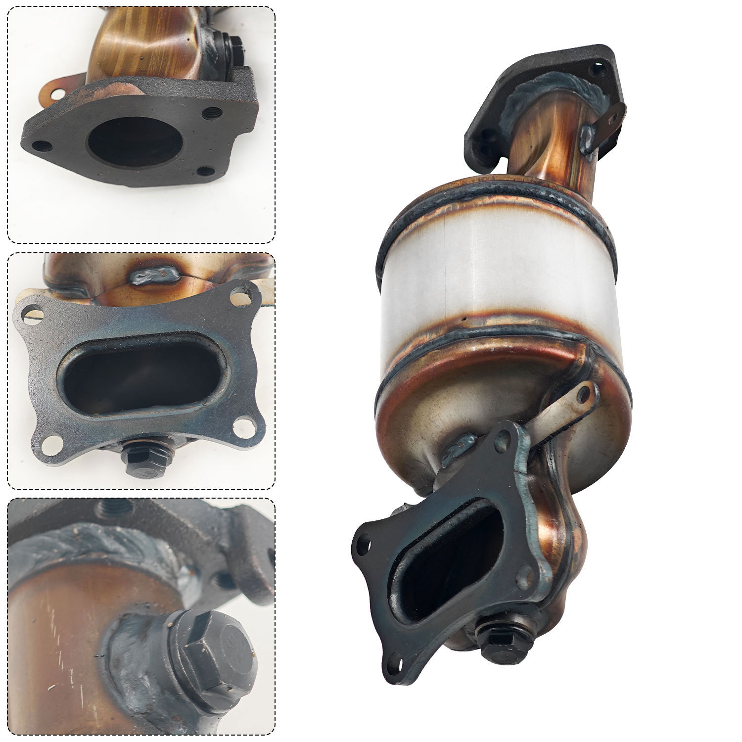 Front & Rear Catalytic Converter Compatible with Acura 2009-2019/Honda 2008-2019 3.5L (Non-CARB Compliant)