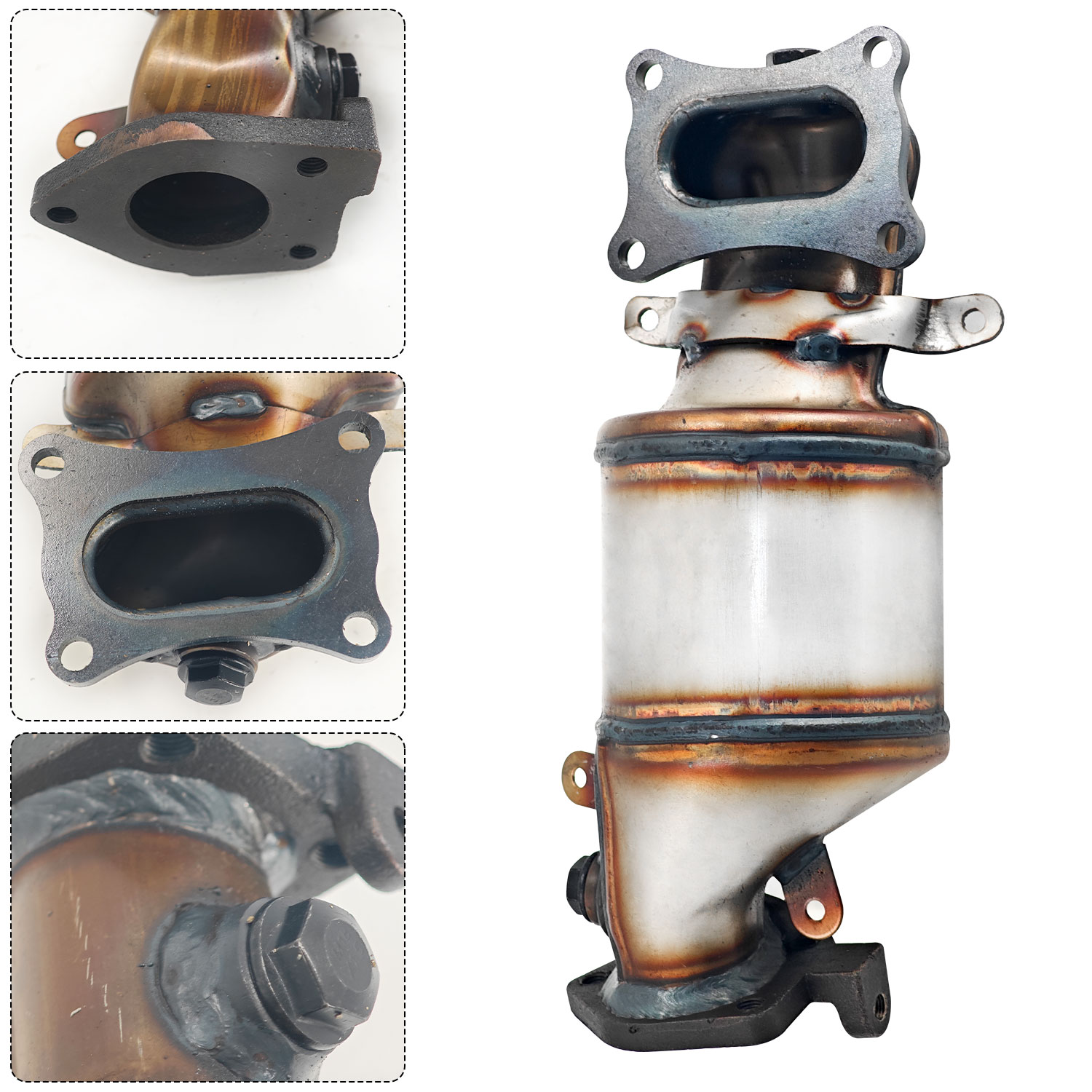 Front & Rear Catalytic Converter Compatible with Acura 2009-2019/Honda 2008-2019 3.5L (Non-CARB Compliant)