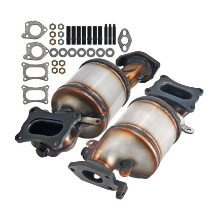 Front & Rear Catalytic Converter Compatible with Acura 2009-2019/Honda 2008-2019 3.5L (Non-CARB Compliant)