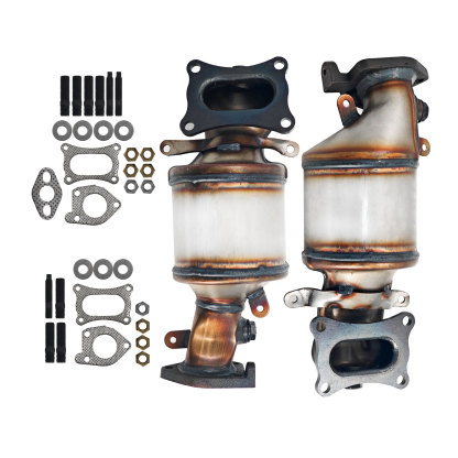 Front & Rear Catalytic Converter Compatible with Acura 2009-2019/Honda 2008-2019 3.5L (Non-CARB Compliant)