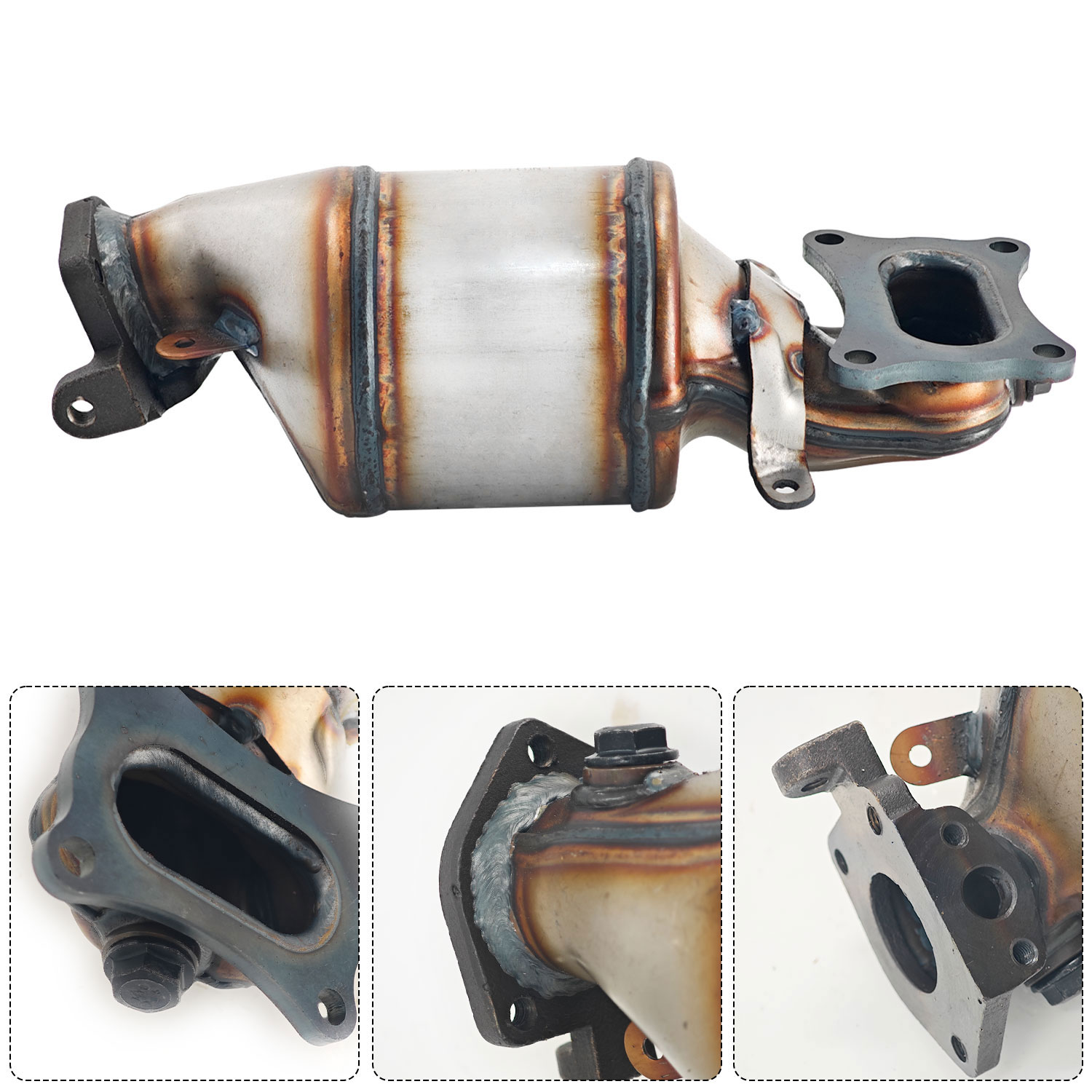 Front & Rear Catalytic Converter Compatible with Acura 2009-2019/Honda 2008-2019 3.5L (Non-CARB Compliant)