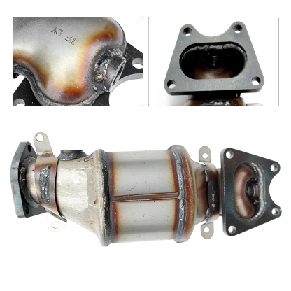 Front & Rear Catalytic Converter fit for Acura 2003-2008 Honda 2003-2010,Captiva Sport 2007/Saturn Vue: 2004-2007 (Non-CARB Compliant)