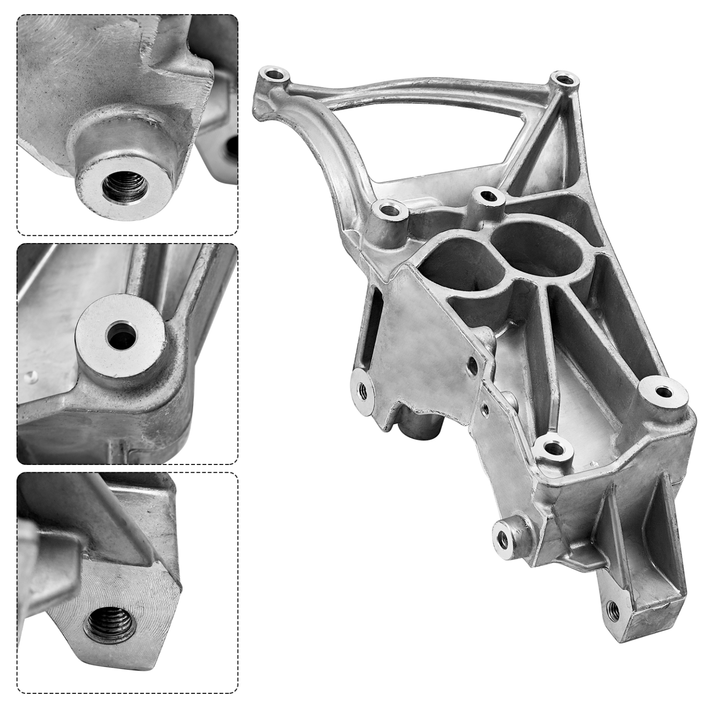 Alternator Bracket Mount Support fit for Chevy Malibu Impala 2.4L Hybrid 2013-2014, fit for Buick Regal Lacrosse 2.4L Hybrid 2012-2016