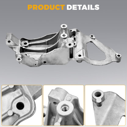 Alternator Bracket Mount Support fit for Chevy Malibu Impala 2.4L Hybrid 2013-2014, fit for Buick Regal Lacrosse 2.4L Hybrid 2012-2016