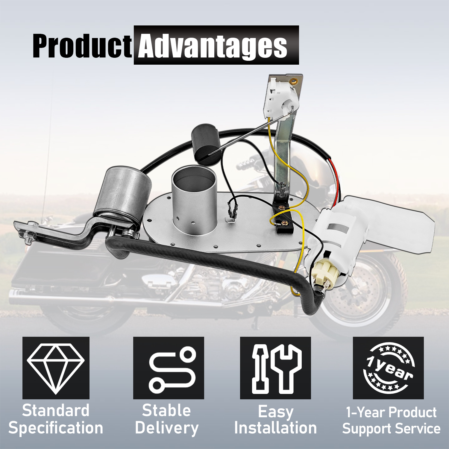 Fuel Pump Assembly for Harley-Davidson Electra Glide Road Glide Road King Road King 1995-1999