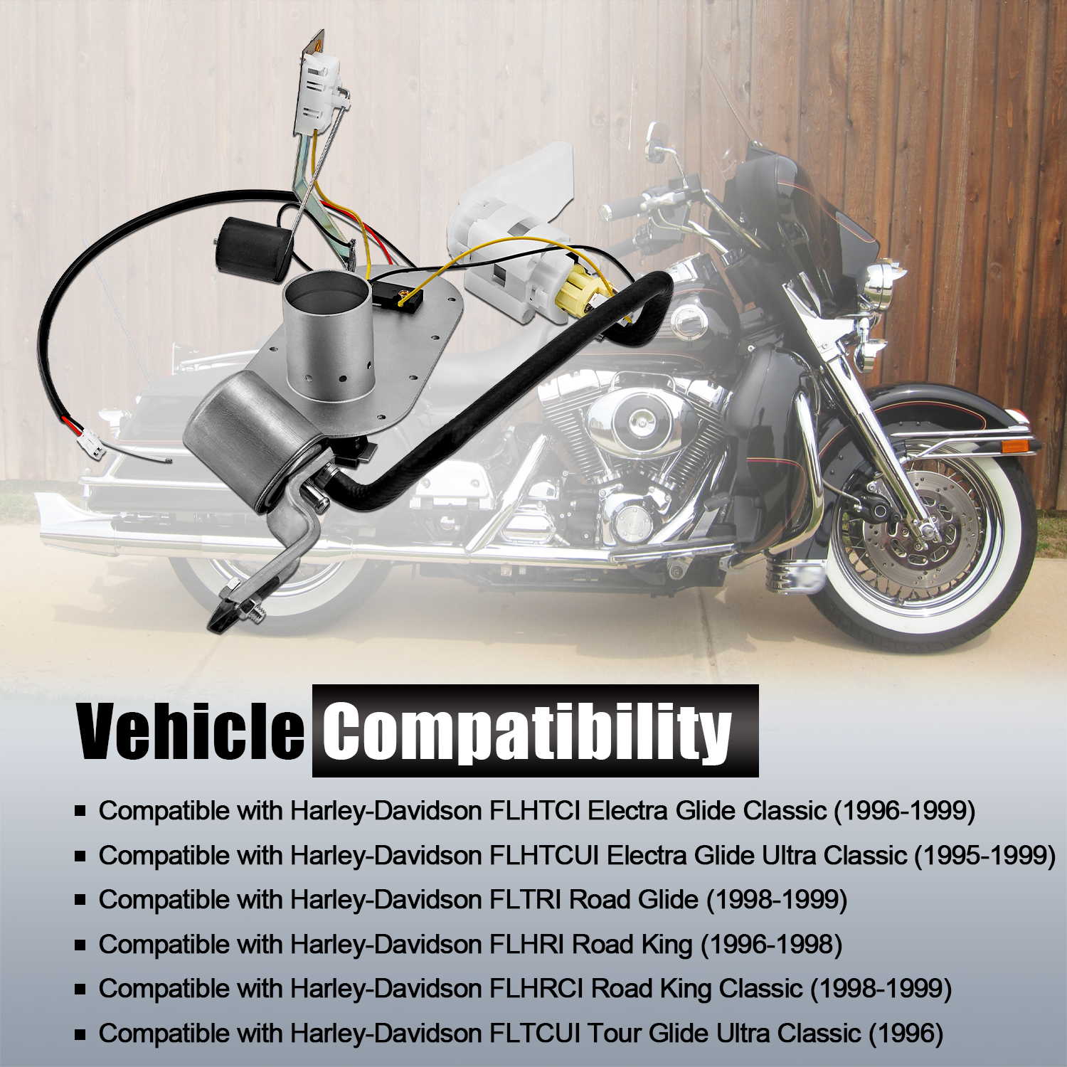 Fuel Pump Assembly for Harley-Davidson Electra Glide Road Glide Road King Road King 1995-1999
