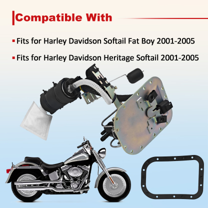 Fuel Pump Module Assembly for Harley Davidson Softail Fat Boy 2001-2005