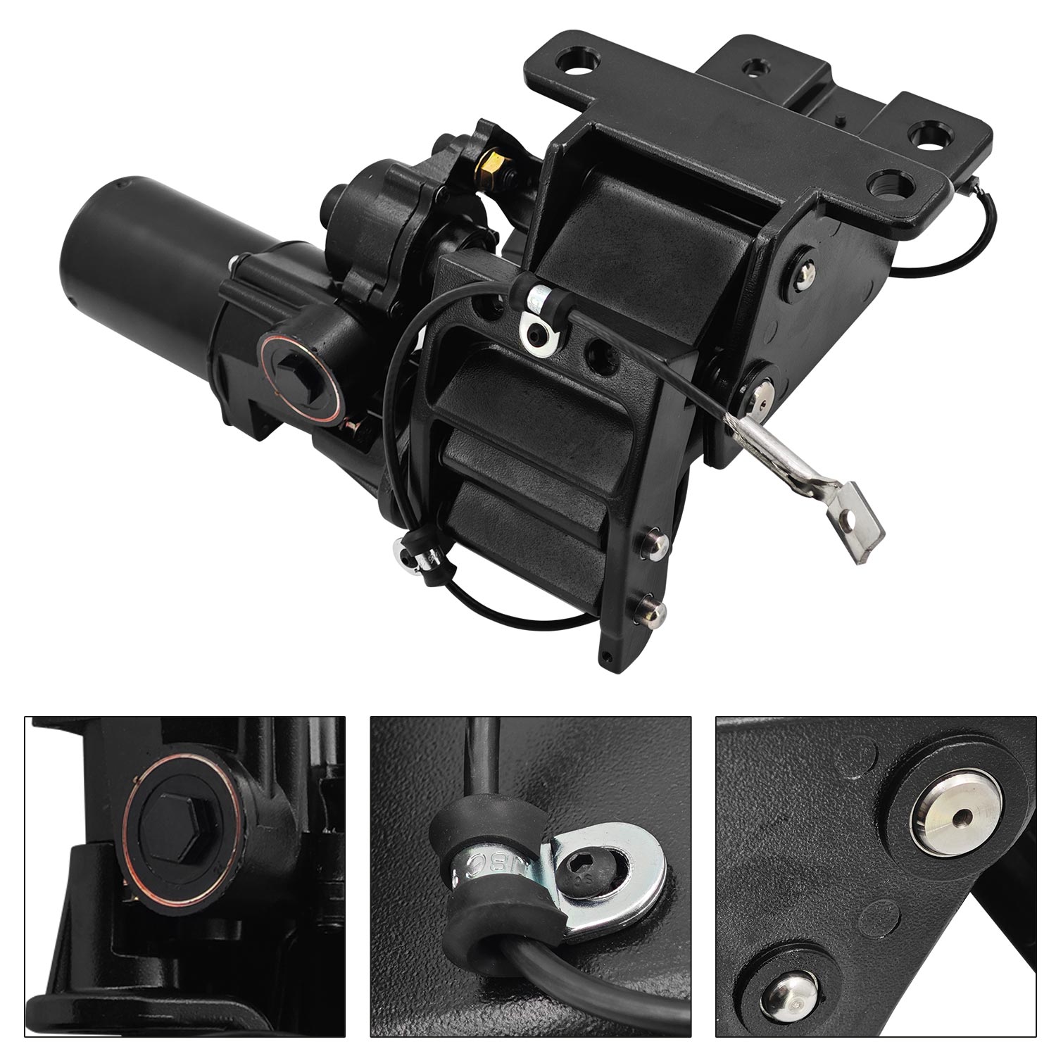 Front Left Power Running Board Motor Assembly for Ford Expedition for Lincoln Navigator 2018-2024 with 122.5 inch Wheelbase