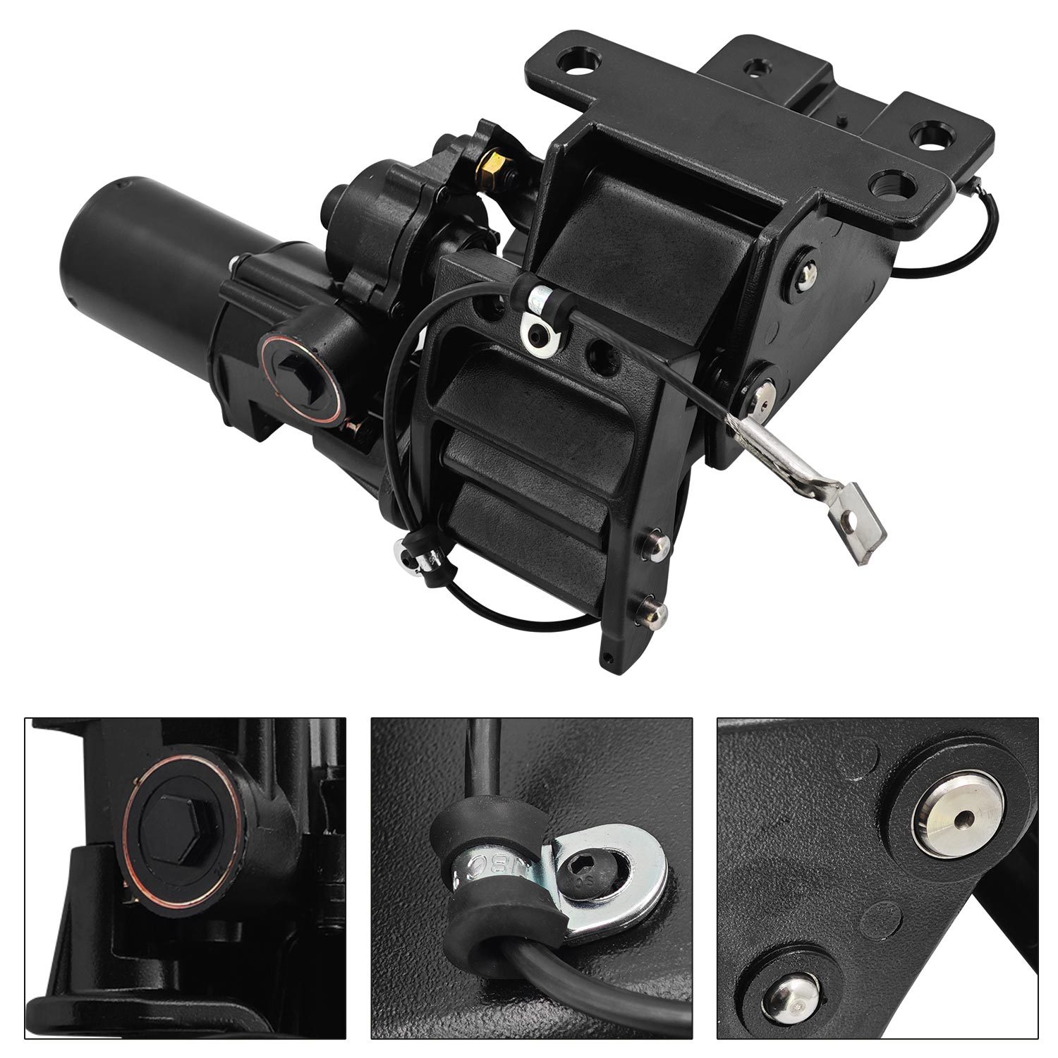 Front Left Power Running Board Motor Assembly for Ford Expedition for Lincoln Navigator 2018-2024 with 122.5 inch Wheelbase