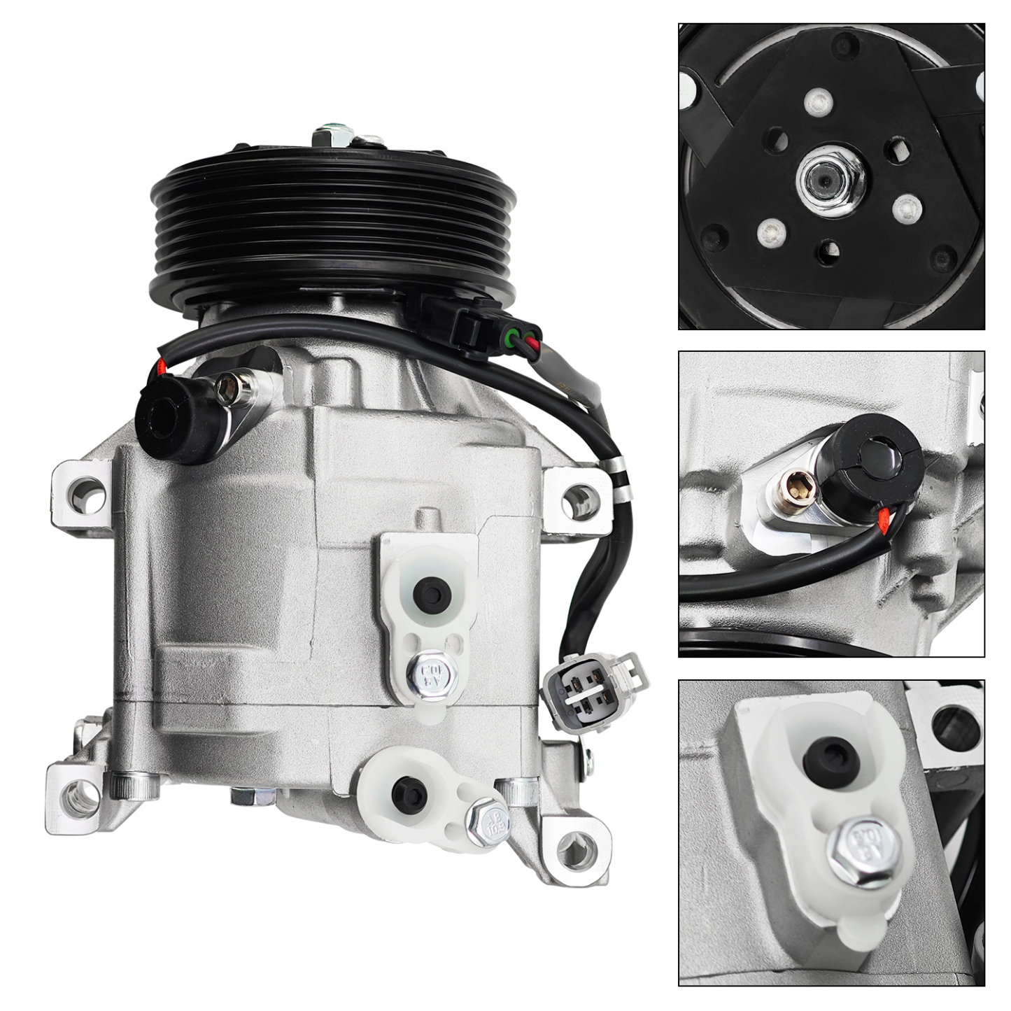 12V A/C Compressor fits for John Deere Utility Tractor 4320 4520 4720 Denso SCSA06C