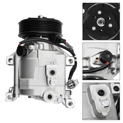 12V A/C Compressor fits for John Deere Utility Tractor 4320 4520 4720 Denso SCSA06C