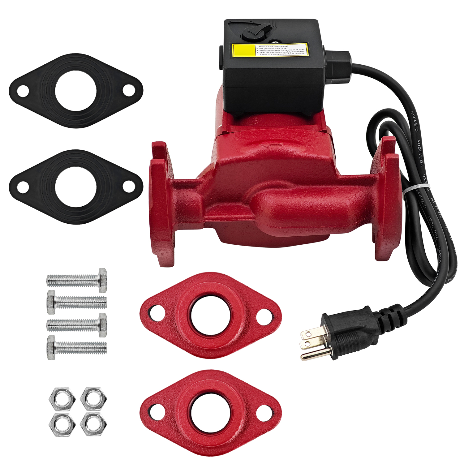 Circulation Pump Compatible with Grundfos 115V 1/6HP 3-Speed 