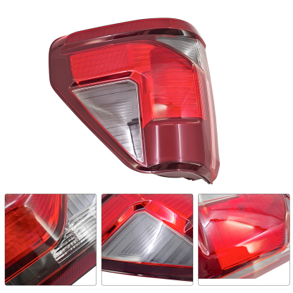 7+3 Pin Halogen Tail Light Assembly with LED Reverse Lamp w/Blind Spot (No Module) for Ford F150 2024-2025, Left Driver Side 