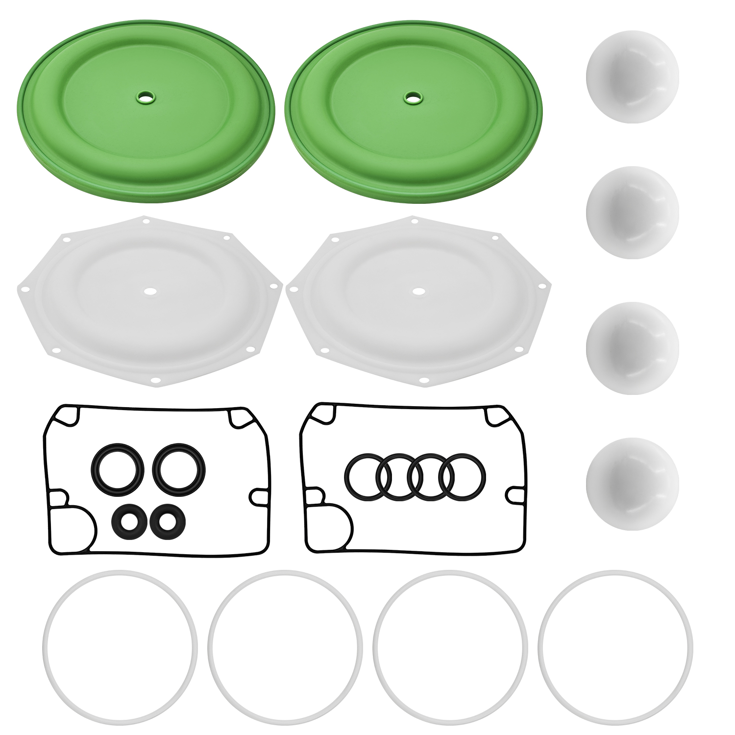 Diaphram Pump Gasket Kit for Ingersoll Rand ARO Diaphragm Pump PD20 637309TT E20A-FSS-STT-B00