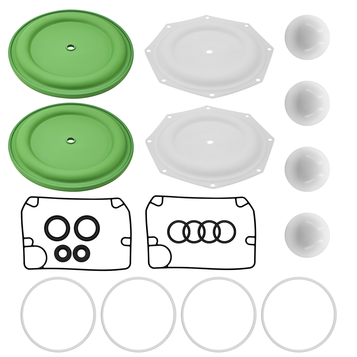 Diaphram Pump Gasket Kit for Ingersoll Rand ARO Diaphragm Pump PD20 637309TT E20A-FSS-STT-B00