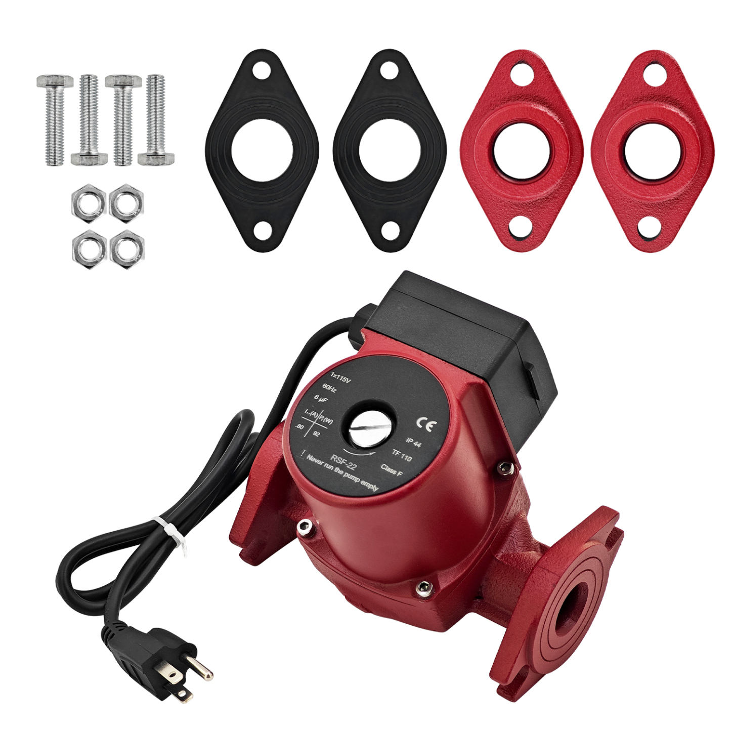 Water Circulator Pump Boiler Pump for Bell & Gossett NBF-22 115V 1/25 HP 1" Union