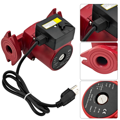 Water Circulator Pump Boiler Pump for Bell & Gossett NBF-22 115V 1/25 HP 1" Union