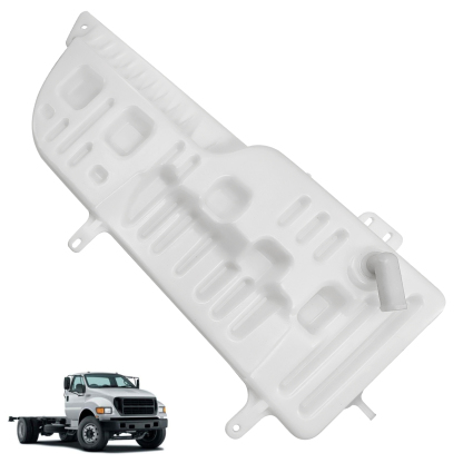 Radiator Overflow Coolant Reservoir Tank with Cap for Ford Truck F650 F750 2000-2003