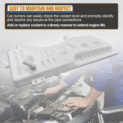 Radiator Overflow Coolant Reservoir Tank with Cap for Ford Truck F650 F750 2000-2003