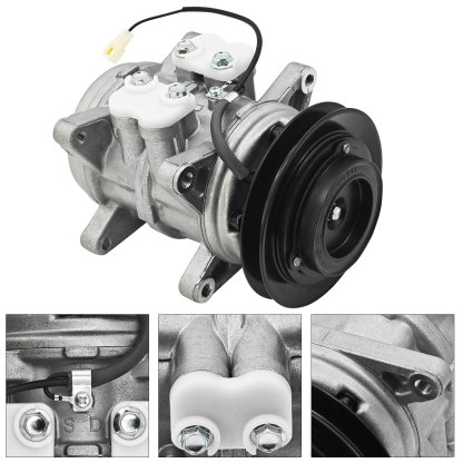AC Compressor W/Clutch for Toyota Land Cruiser 4.2L 1979-1987
