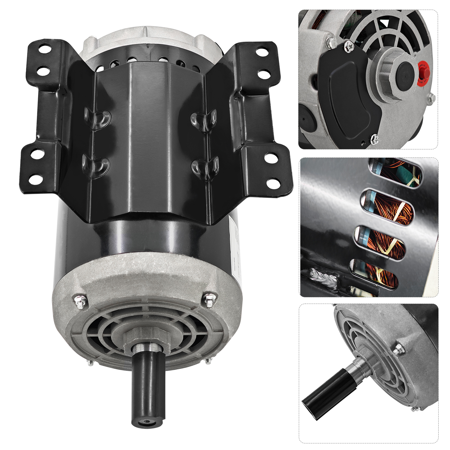 Air Compressor Motor 5HP fit for Ingersoll Rand Single Phase 230V 3450 RPM 184T Frame