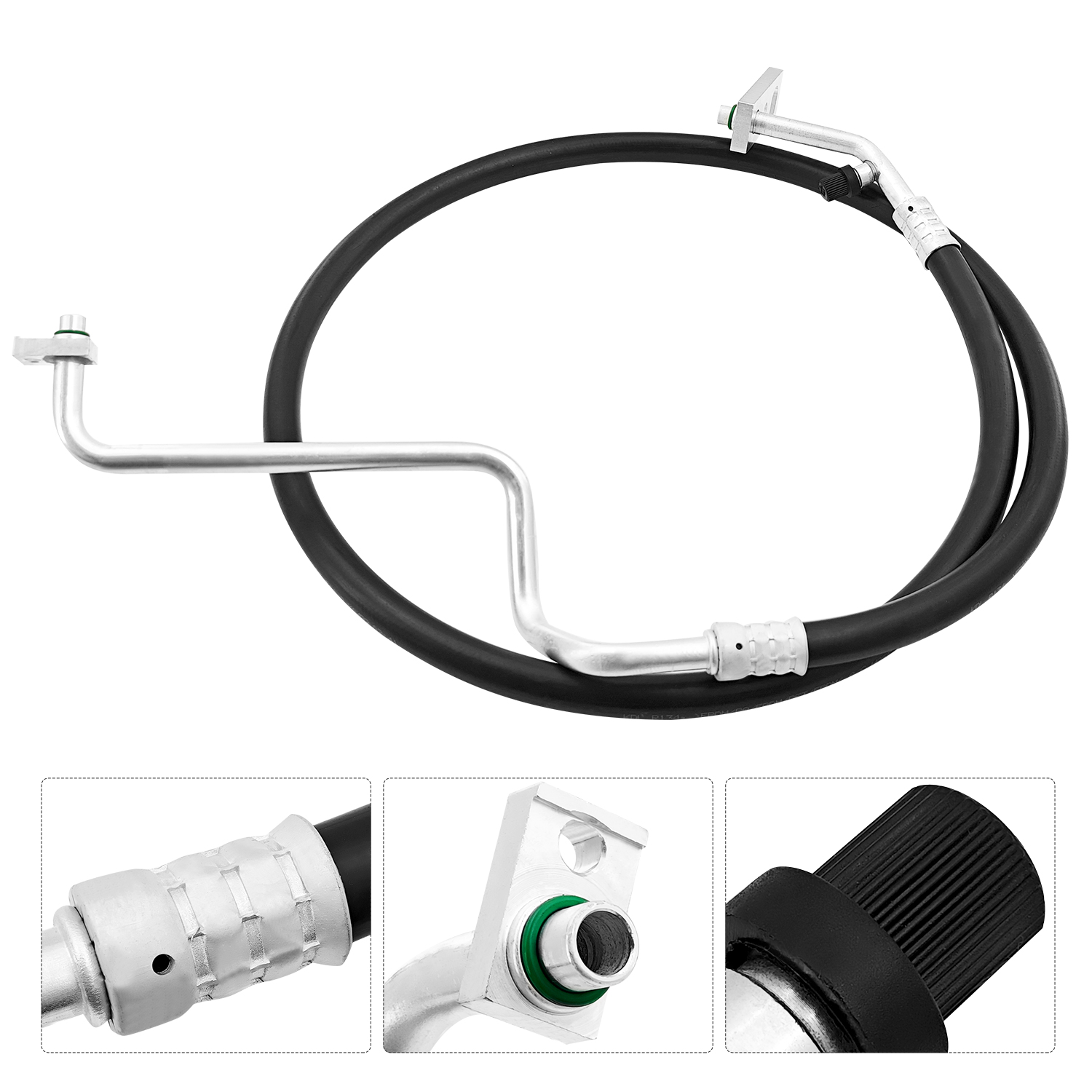Discharge AC Line Compressor to Condenser Hose Assembly Fit for Peterbilt with Kenworth Trucks