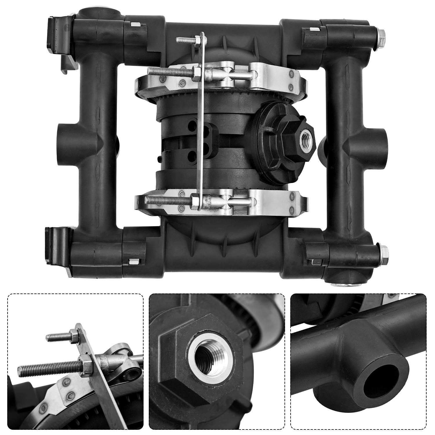 Air Operated Double Diaphragm Pump Fluid Inlet/Outlet 3/4" Air Inlet 1/4" 16 GPM
