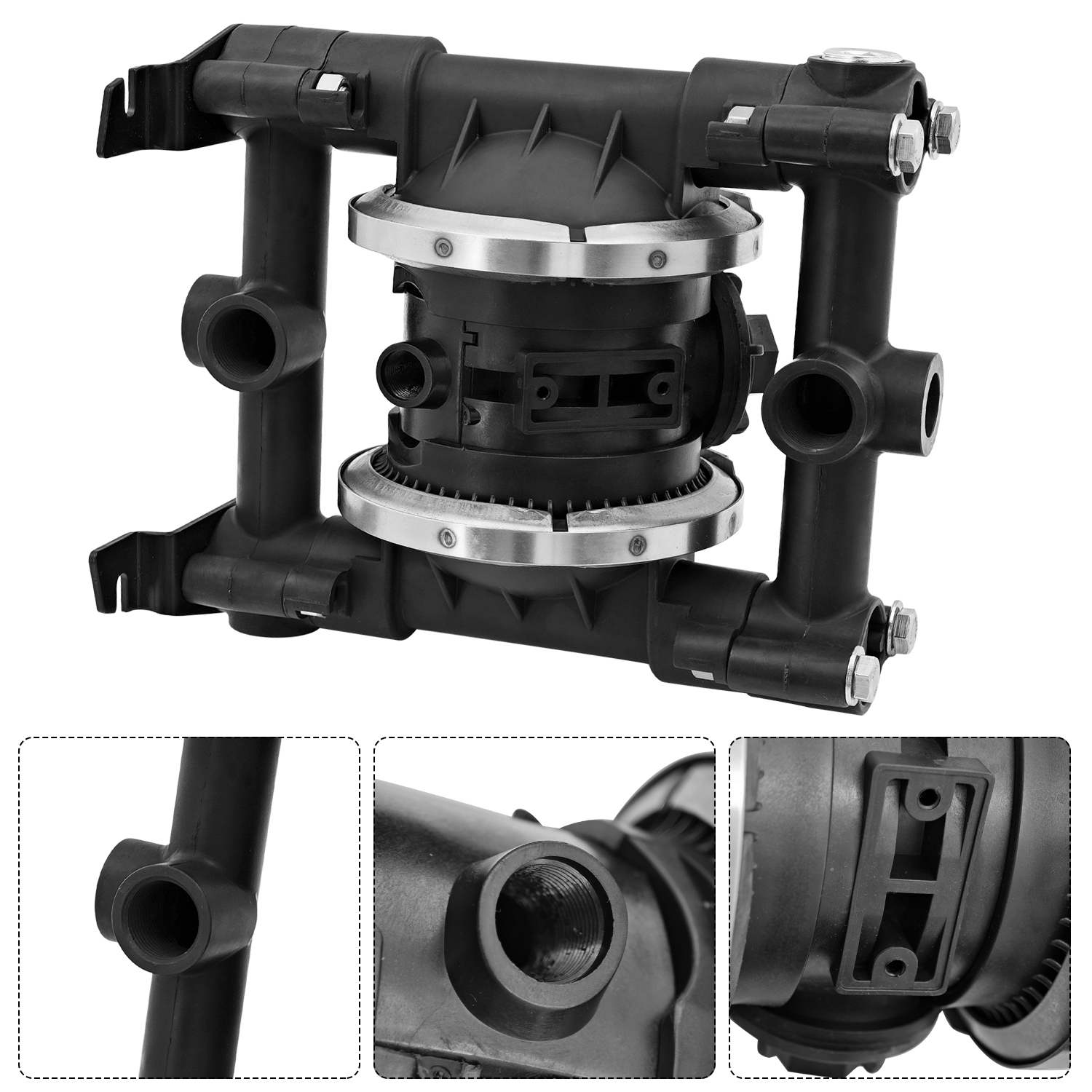 Air Operated Double Diaphragm Pump Fluid Inlet/Outlet 3/4" Air Inlet 1/4" 16 GPM