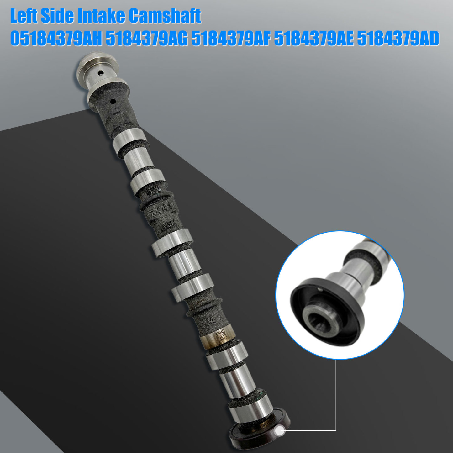 Engine Camshaft Set Exhaust Intake fit for Jeep Wrangler Dodge Durango Challenger Journey Avenger RAM ProMaster 1500/2500/3500 Chrysler 2011-2022, for 3.6L V6